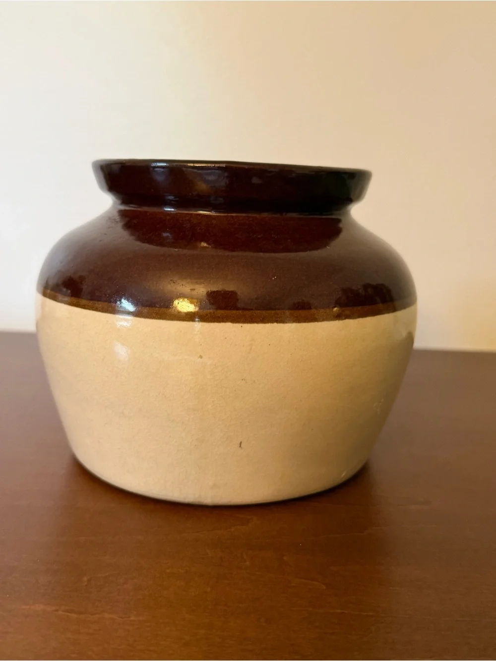 Vintage round stoneware